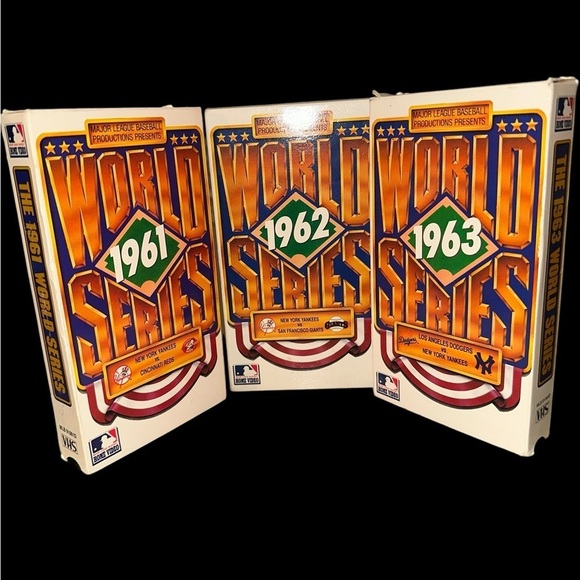 MLB Home VHS World Series Collection - 1961, 1962 and 1963 - Picture 1 of 6